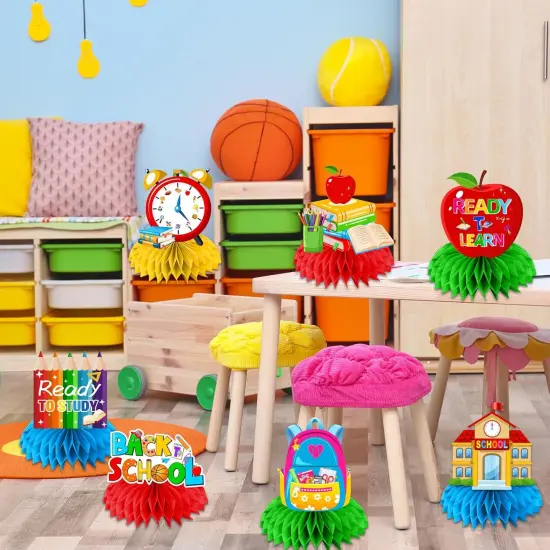 12pcs Welcome Back To School Table Decorations {3}
