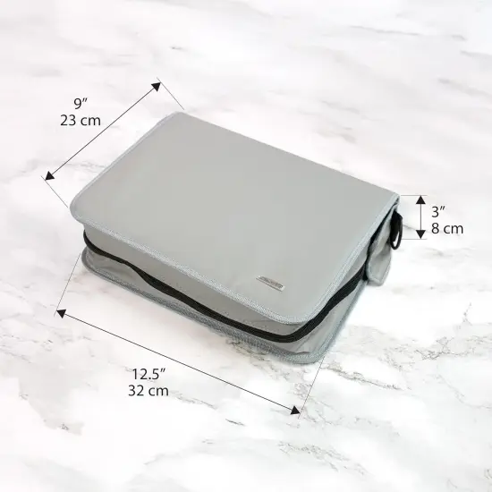 The Beadsmith Voyager Work Board Case, Storage and Organizer for Jewelry Making, Travel Case with Shoulder Strap. (Beads, Tubes, Pliers Etc. are not Included) {3}