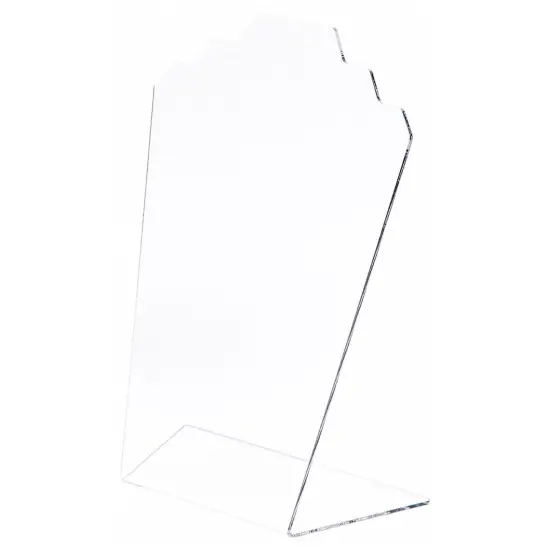 Plymor Clear Acrylic Stair-step Necklace Display Stand, 8" W x 4" D x 11.75" H {1}