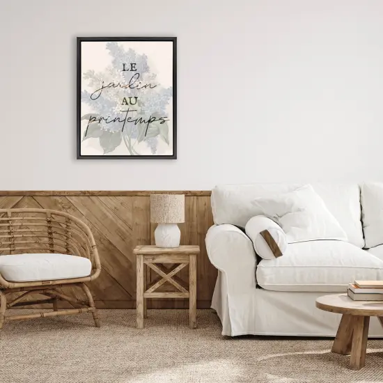 Stupell Industries Garden In Spring French Floating Frame, design by Lil' Rue {2}