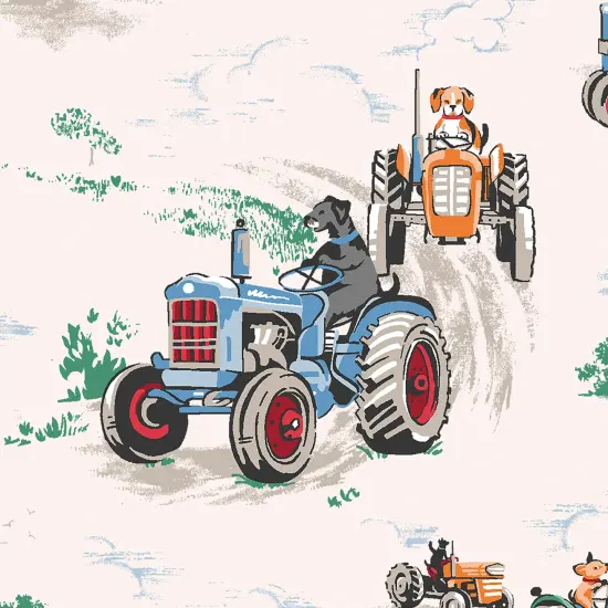 Cath Kidston Tractor Multi Wallpaper {4}
