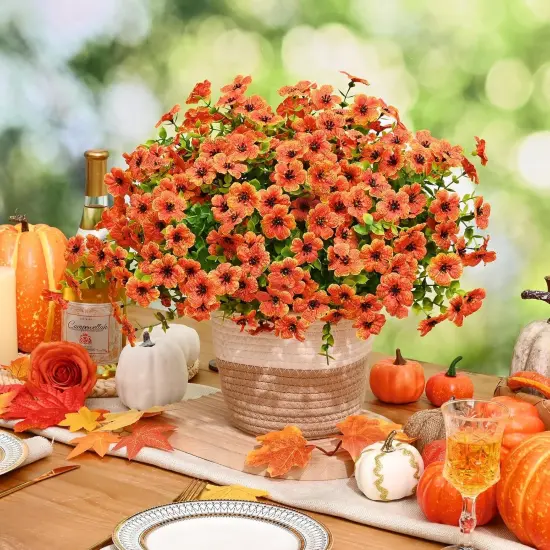 Fall Flowers UV Resistant Artificial Mums for Outdoors {4}