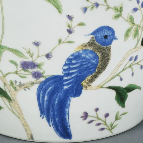 AA Importing Birds and Flowers Round Ginger Jar with Lid Multicolor {3}