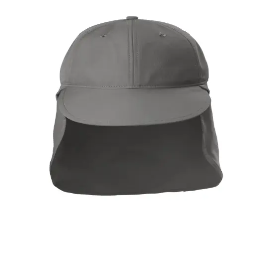 Port Authority&reg; Outdoor UV Sun Shade Cap Sterling Grey {1}