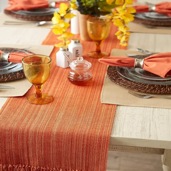 Variegated Tabletop Collection, Table Runner3x72, Spice {4}