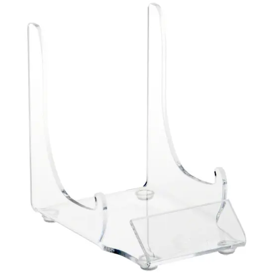 Plymor Clear Acrylic Display Easel With Label Front, 4.5" H x 3.125" W x 4.25" D {1}