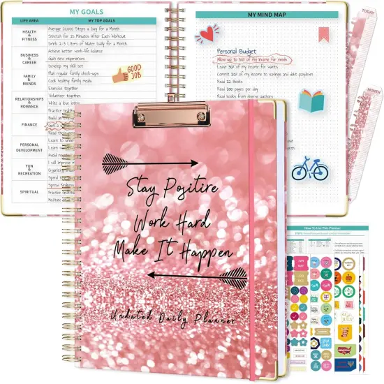 Pink Teacher Planners - 8.5 x 11 (Spiral Bound) {1}