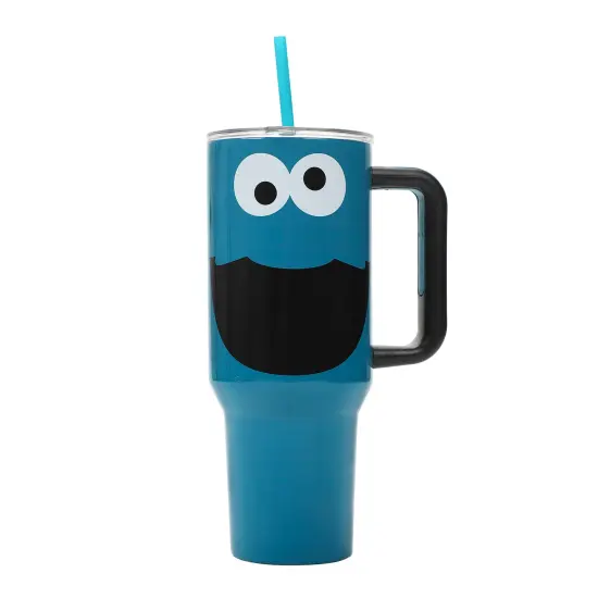 Cookie Monster 40oz Blue Tumbler {5}