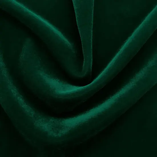 Regal Matte Stretch Velvet Fabric 58&rdquo; Wide Polyester Spandex 4-Way Stretch for Costumes & Fashion Hunter Green {1}