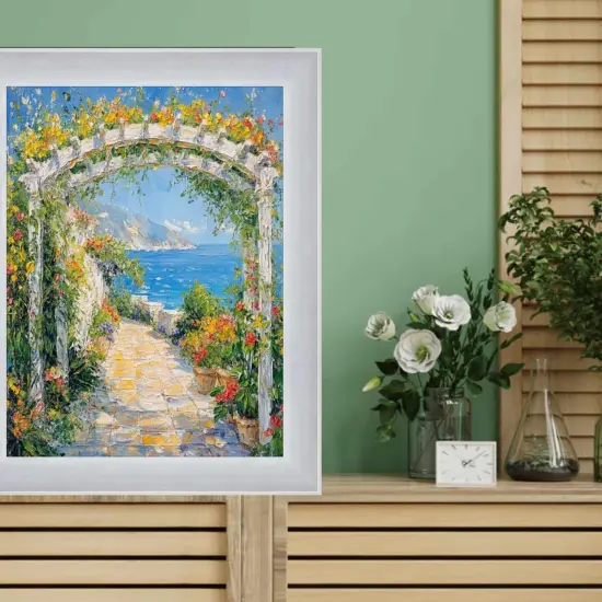 Modern Stainless Steel Iron Picture Frame 11x11 frame {4}