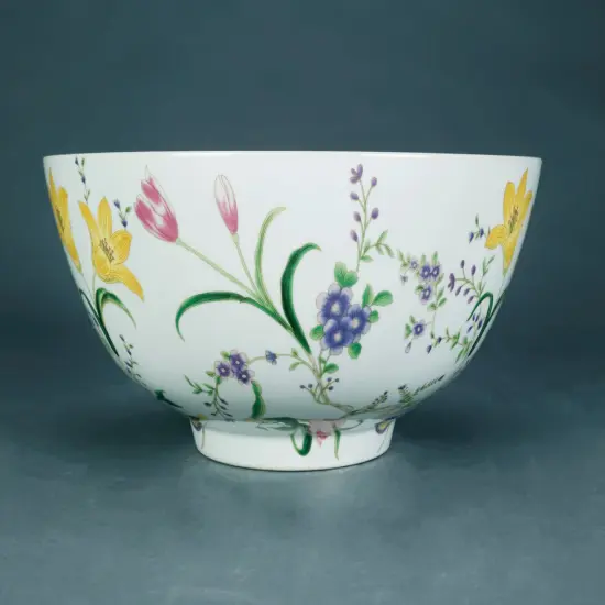 AA Importing Birds and Flowers 14" Bowl Multicolor {1}