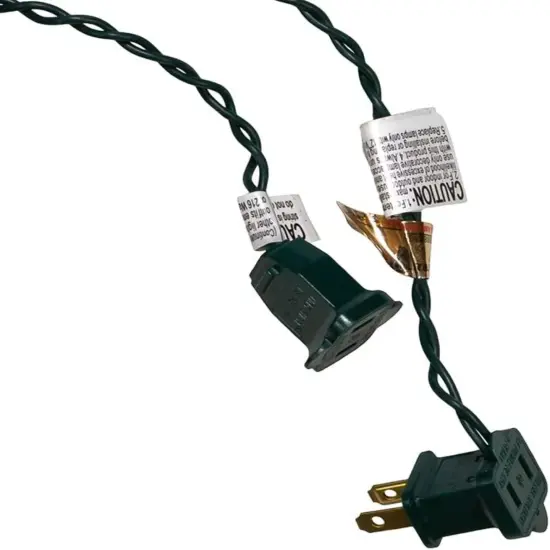 Kurt Adler Soccer Ball Patio Lights - White - 9' Green Wire - 10ct {4}