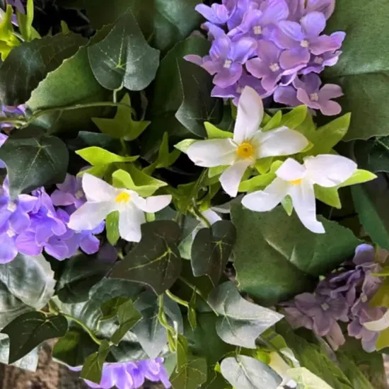 Haute Decor Adjustable Purple Hydrangea Urn Planter Fillers {6}