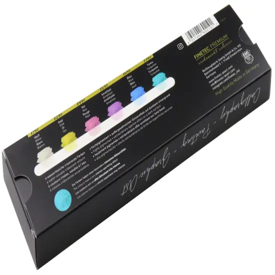 Finetec Premium Iridescent Watercolour Set 6/Pkg-High Sparkle {1}