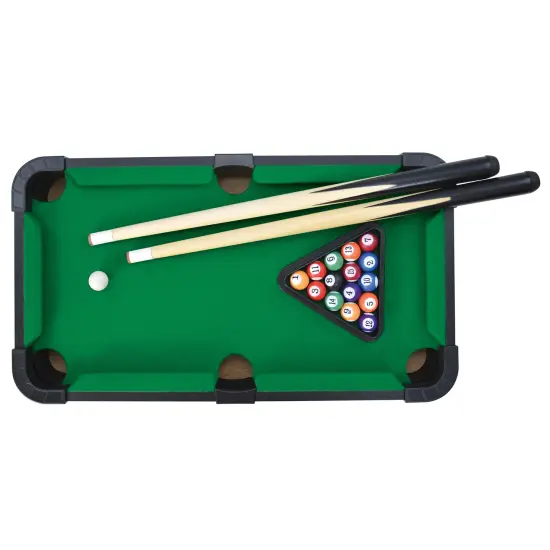 Ambassador Games: Tabletop Pool - 20" - Compact Traditional Billiards Arcade Game, Quality Wood, Mini Classic Game Set, Adults & Kids 3+, 2 Player {3}