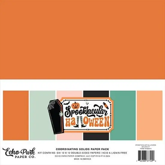 Echo Park Spooktacular Halloween Solids Kit {1}