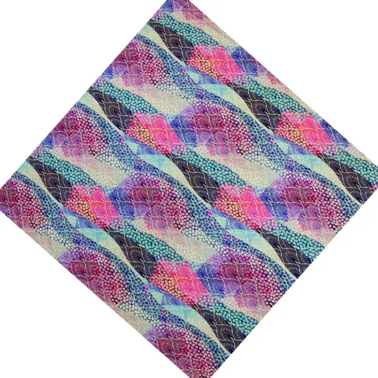 Fun Mandala Printed Spandex Fabric {6}