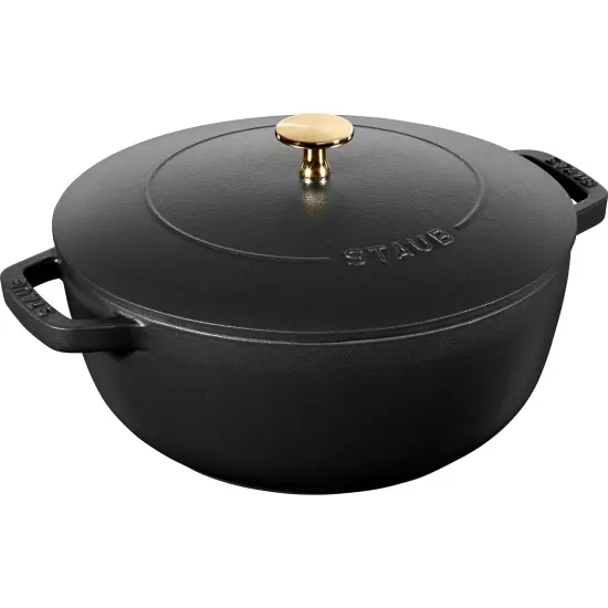 Staub Cast Iron Essential French Oven, Dutch Oven, 5-quart, serves 5-6, Made in France {4}