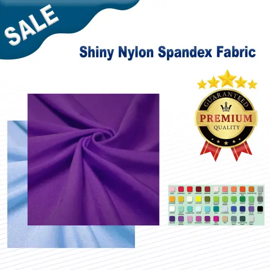 Shiny Nylon Spandex Fabric Bronze {2}