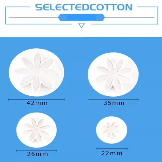 Mini Daisy Plunger Cutter Set 4 Pc {3}