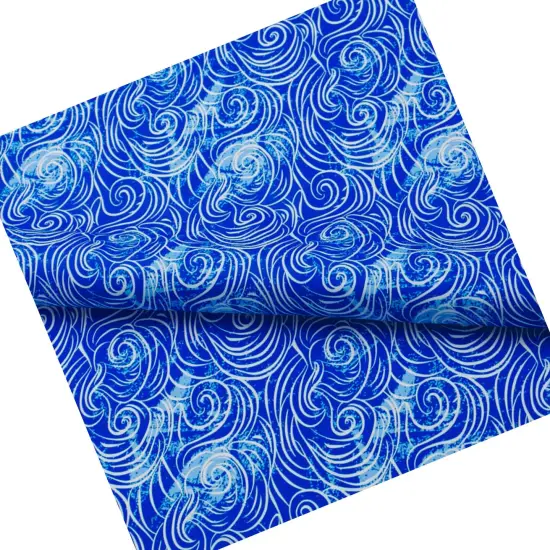 Heavy Winds Printed Spandex Fabric Multicolor {6}