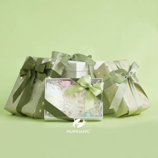 Sage Green Satin Ribbon 1 inch Sage Double-Faced Silk Satin Ribbon for Gift Wrapping Flower Bouquet Wedding Baby Shower Decor Crafts- 6 Colors X 5 Yards Each {6}