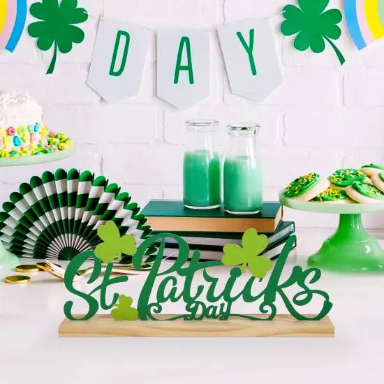 Metal St. Patrick's Day Sign, St Patricks Day Decorations for Home {4}