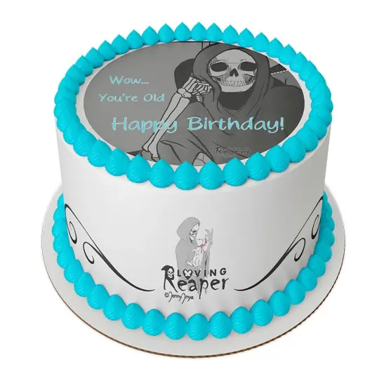 Loving Reaper Wow your Old Edible Icing Sheets- Assorted Image Cake Toppers-Frosting Sheets- Cookies- Cupcake Toppers {4}