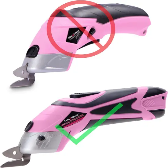 Cardboard and Metal Replacement Blade for Pink Power HG2043 3.6V Lithium Ion Pink Cordless Electric Scissors (PPD Blade : 10 Pack) {3}