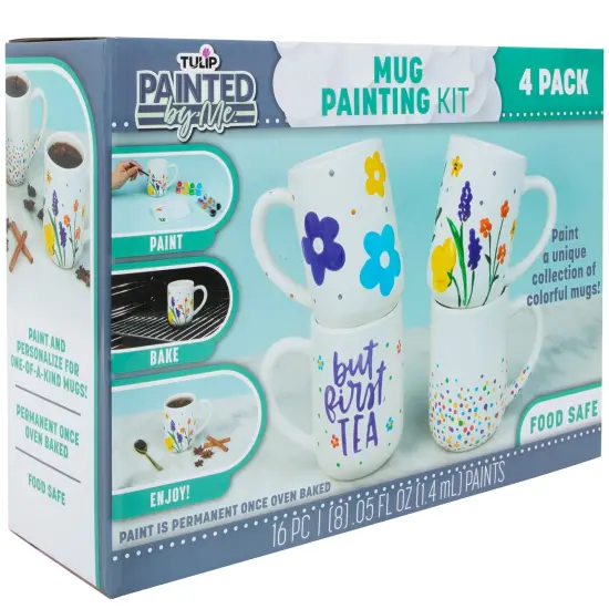 Tulip Painted by Me Mug Painting Kit 4 Pack {1}