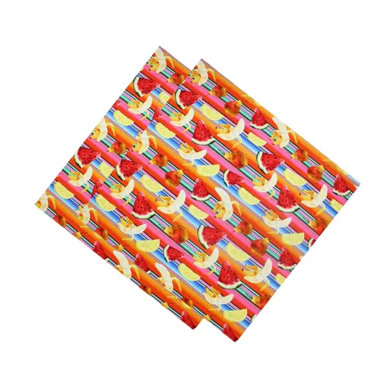 Smoothie Printed Spandex {4}