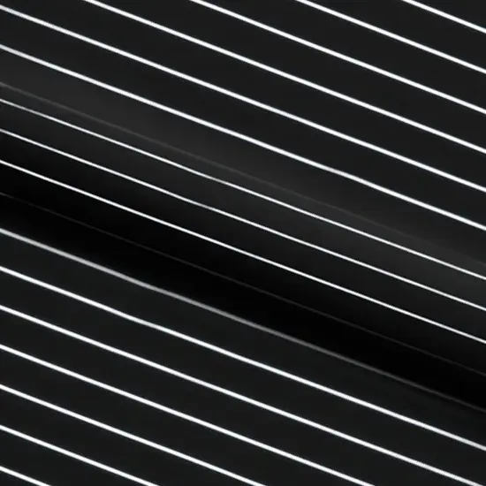 Chicago Foiled Line Spandex Fabric {3}