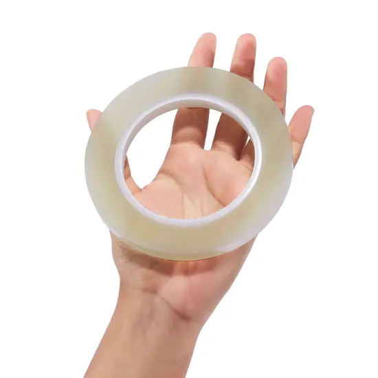 makerflo Heat Resistant Tape for Sublimation 0.375" x 216' FT, Heat Adhesive for Sublimation On Tumbler, Mug, T Shirt, Odourless and Crack Resistant Clear Tape for Vinyl and Heat Press {3}