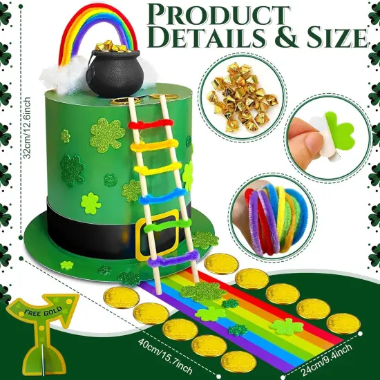 St. Patrick's Day DIY Leprechaun Trap Kit St Patricks Day {2}
