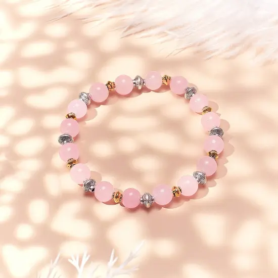 PH PandaHall 300pcs 6 Style Antique Silver Spacer Beads, Tibetan Metal Alloy Tube Spacers Flower Flat Rondelle Small Loose Beads for Bracelet Necklace Earring Jewelry Making Supplies {5}