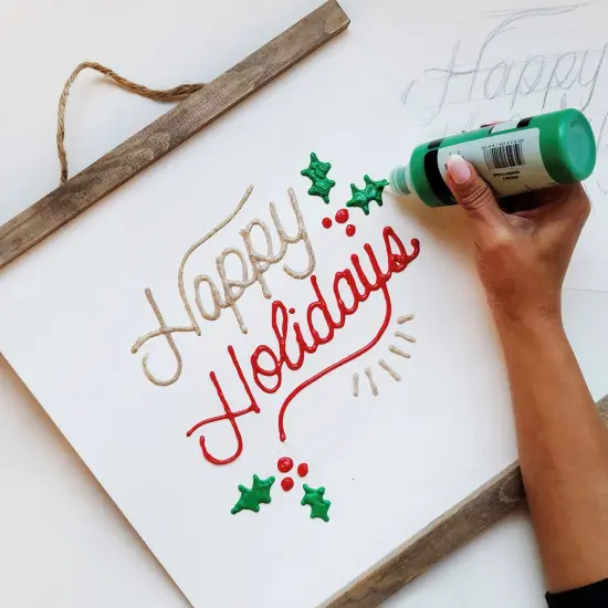 Tulip Puff Paint Shiny Christmas, Multi-Surface Craft Paint, 4 fl. oz. 3 Pack {6}