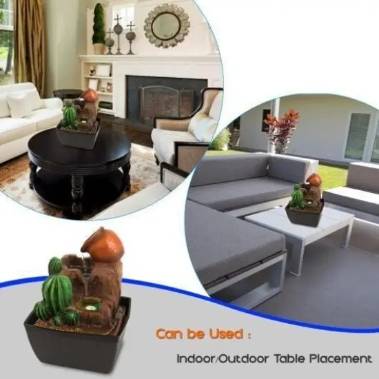 Waterfall Electric Tabletop Fountain {6}