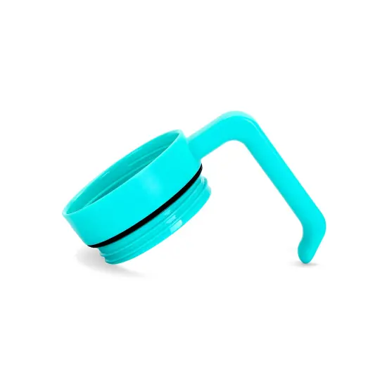 MakerFlo Tumbler Handle for 30oz & 40oz Tumblers &ndash; Twist-On, Twist-Off Craft Accessory, Ergonomic Grip, Leak-Proof Lid, Ideal for Craft and Personalization - Epoxy Teal {2}