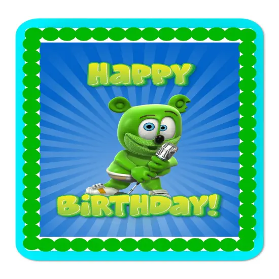 Gummib&auml;r Gummy Bear Dance edible Cake Topper {7}