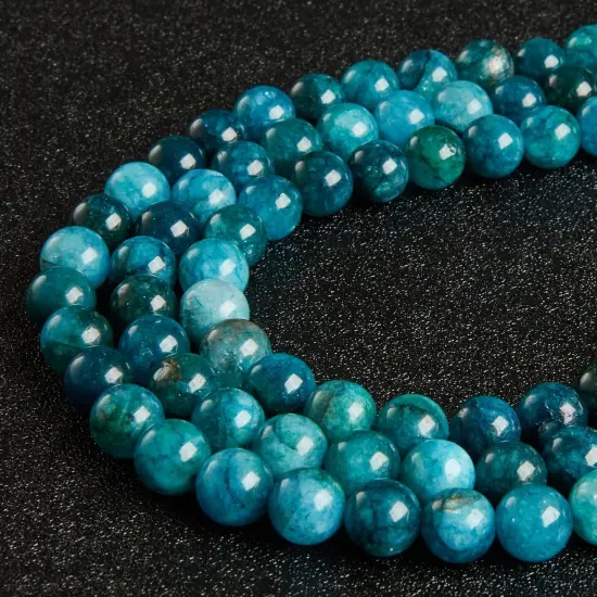 100pcs 6mm Apatite Beads Natural Gemstone Beads Round Loose Beads for Jewelry Making {2}