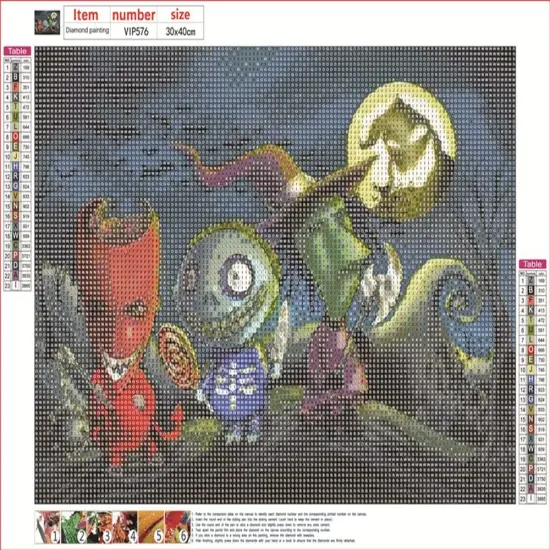 Diamond Art Painting Kits for Adults,DIY 5D Round Full Drill Film Characters Diamond Art {2}