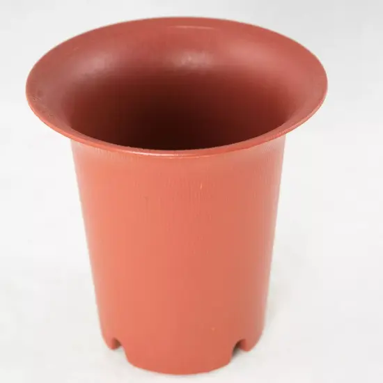 3 Round Cascade Plastic Bonsai, Succulent & Orchid Planter 4.25"x 4.25"x 4.5" {2}