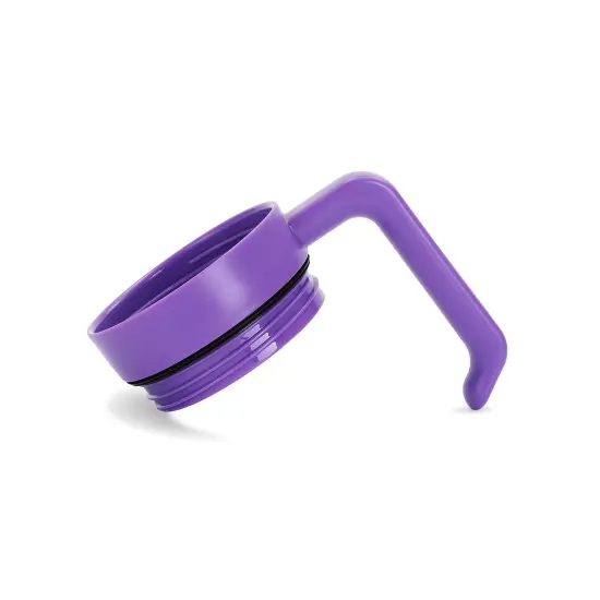 MakerFlo Tumbler Handle for 30oz & 40oz Tumblers &ndash; Twist-On, Twist-Off Craft Accessory, Ergonomic Grip, Leak-Proof Lid, Ideal for Craft and Personalization - Epoxy Purple {2}