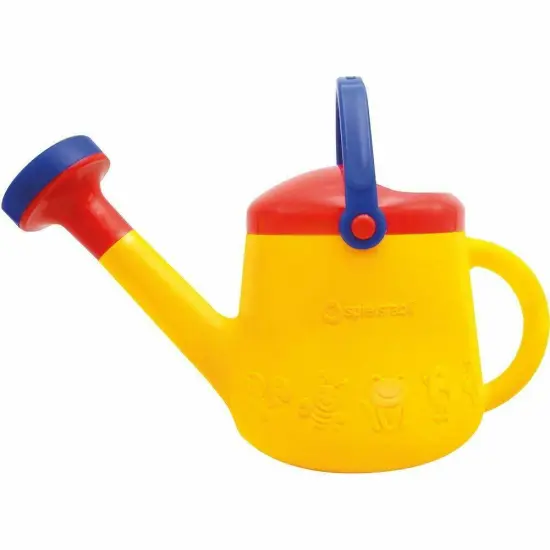 Spielstabil Toddler Outdoor Garden Tools -Classic Yellow Watering Can for Kids Ages 18 Months and Up - 1 Liter Garden Toy Set - Made in Germany Multicolor {1}