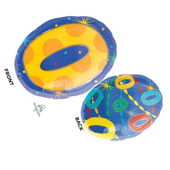 Number 0 Confetti Dots 20 Inch Foil Mylar Balloon {4}