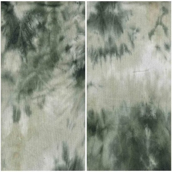 Brushed Tie Dye Sweater Knit Fabric 1 Yard Soft Stretch Cozy 58/60" Wide Tan/Black {4}