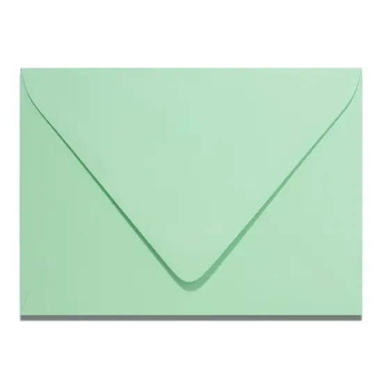 Colorplan PARK GREEN - 91 Lb. / 135 gsm / 8 pts Matte Premium Cardstock Paper Text A2 Euro Flap Envelopes Bulk Pack of 250 {1}