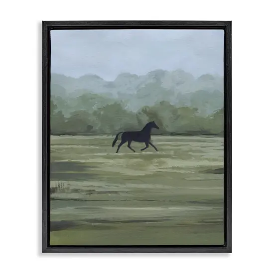 Stupell Industries Rider's Shadow Horse Floating Frame By Grace Popp {7}