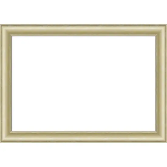 Textured Light Gold Framed Dry Erase Magnetic Board {1}