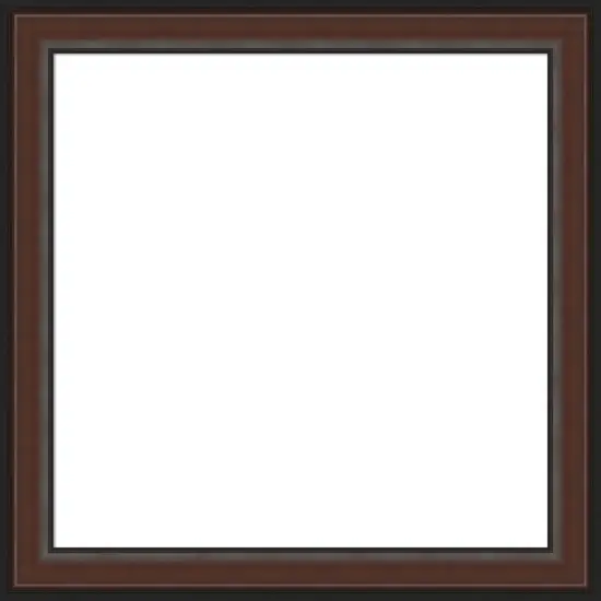 Harvard Walnut Framed Dry Erase Magnetic Board {1}
